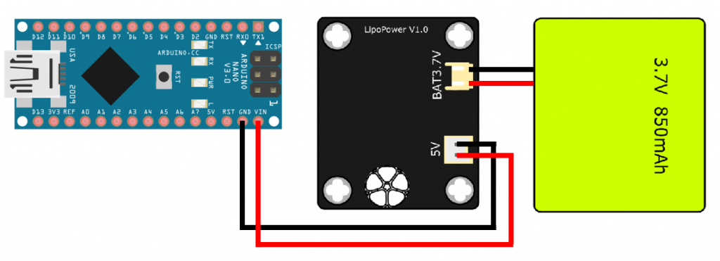 Arduino Nano 需搭配供電板