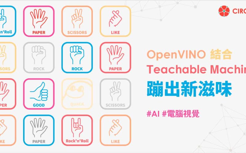 OpenVINO 結合 Teachable Machine 蹦出新滋味！？