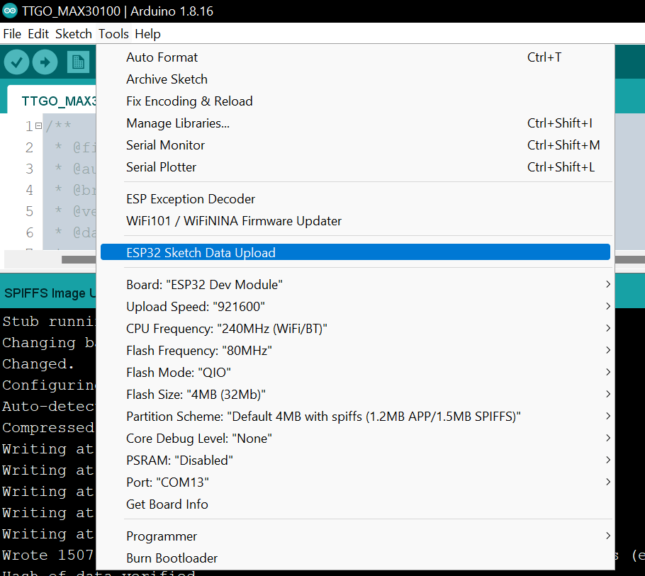 ESP32 專題(一) 智慧生醫 - 心率血氧機