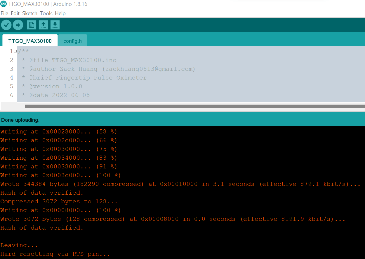 ESP32 專題(一) 智慧生醫 - 心率血氧機