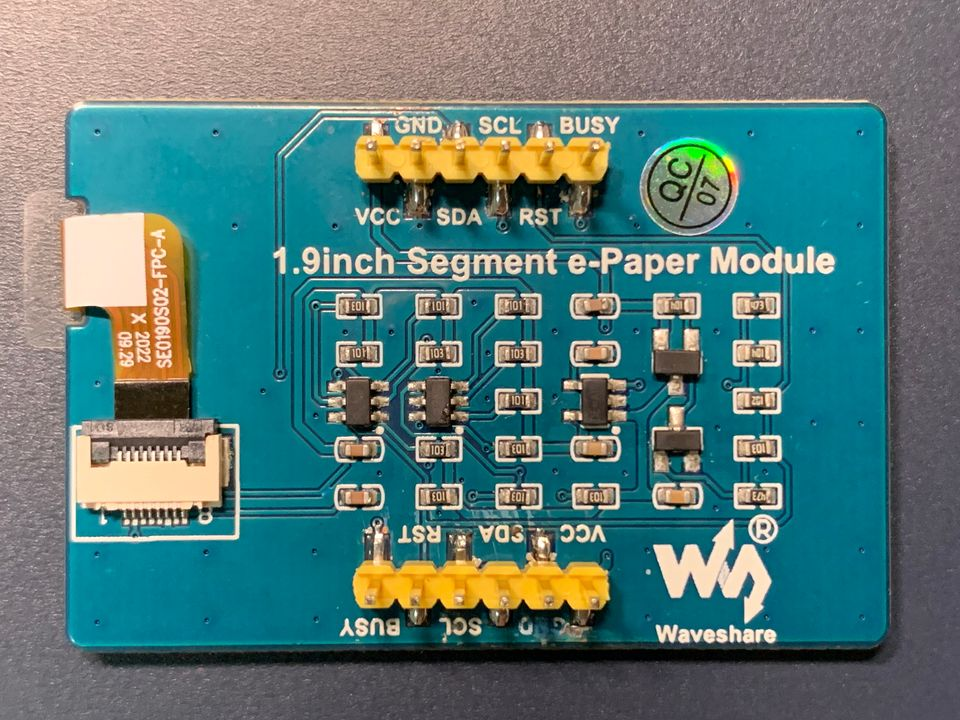 ESP32 教學系列(十一)：用 ESP32 玩 91 段電子紙