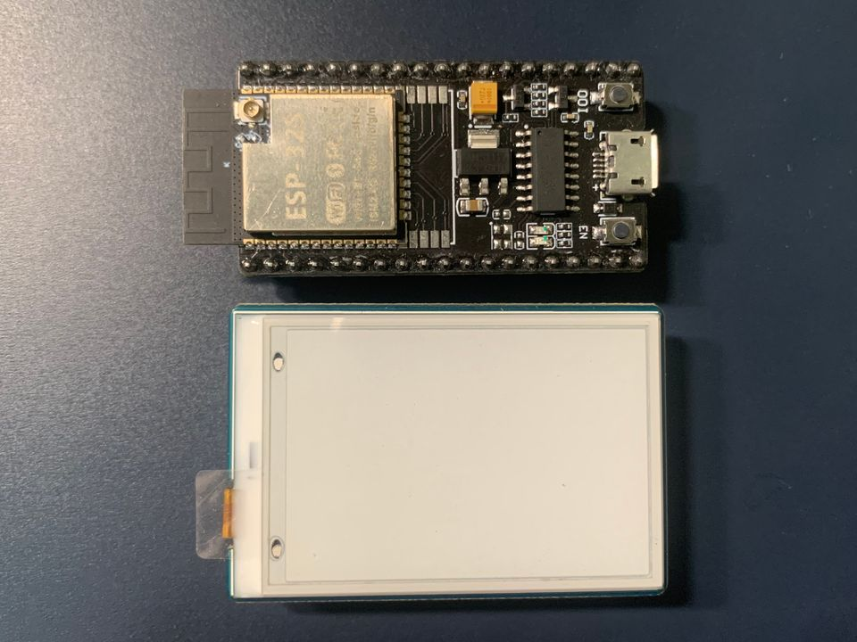 ESP32 教學系列(十一)：用 ESP32 玩 91 段電子紙